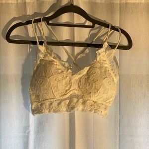 Pink Lily Lace Bralette